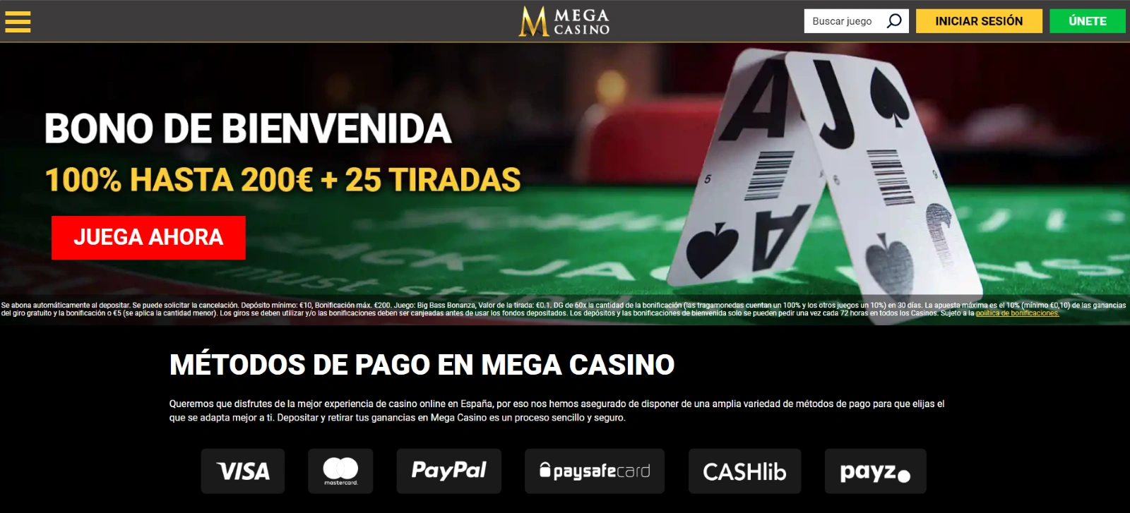 Mega Casino en España Mega Casino